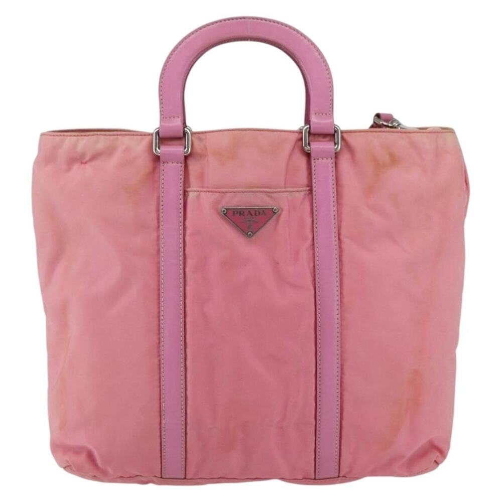 Prada Nylon Handbag Pink